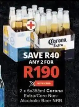 Checkers Hyper Corona Extra/Cero Non- Alcoholic Beer NRB offer