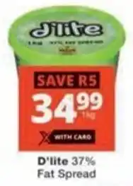 Checkers Hyper D'lite 37% Fat Spread offer
