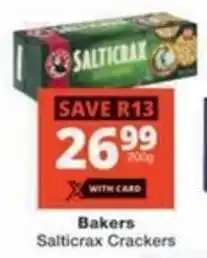 Checkers Hyper Bakers Salticrax Crackers offer