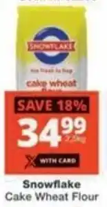 Checkers Hyper Snowflake Cake Wheat Flour offer