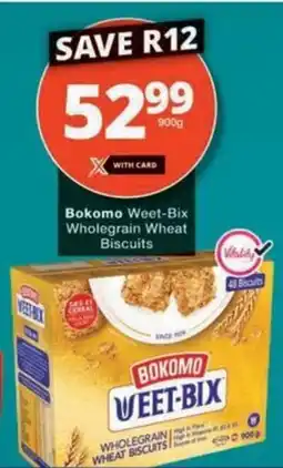 Checkers Hyper Bokomo Weet-Bix Wholegrain Wheat Biscuits offer