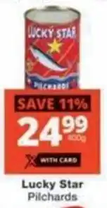 Checkers Hyper Lucky Star Pilchards offer