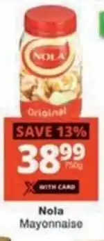 Checkers Hyper Nola Mayonnaise offer