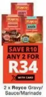 Checkers Hyper Royco Gravy/ Sauce/Marinade offer