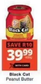 Checkers Hyper Black Cat Peanut Butter offer