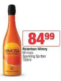 Spar Tops Robertson Winery Mimosa offer