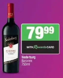 Spar Tops Nederburg Baronne 750ml offer