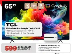 HiFi Corp TCL 65-Inch QLED Google TV-65C655 offer