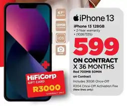 HiFi Corp iPhone 13 128GB offer