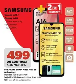 HiFi Corp SAMSUNG Galaxy A16+ Galaxy A26 offer