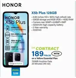 Incredible Connection HONOR X5b Plus 128GB offer