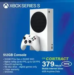 Incredible Connection XBOX SERIES S 512GB Console offer