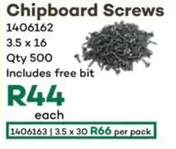 Timbercity Chipboard Screws offer