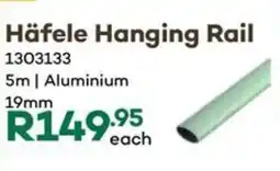 Timbercity Häfele Hanging Rail offer