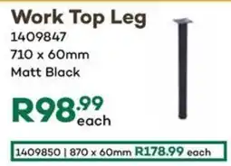 Timbercity Work Top Leg offer