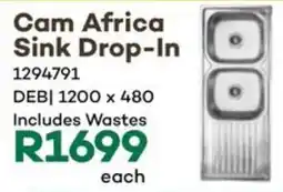 Timbercity Cam Africa Sink Drop-In offer