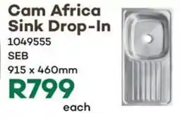 Timbercity Cam Africa Sink Drop-In offer