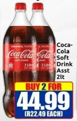 Three Star Cash and Carry Coca-Cola Soft Drink Asst offer