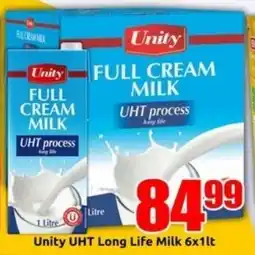 Three Star Cash and Carry Unity UHT Long Life Milk offer