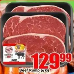 Three Star Cash and Carry Beef Rump offer
