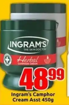 Three Star Cash and Carry Ingram's Camphor Cream Asst offer