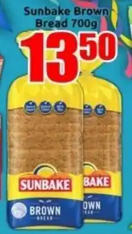 Three Star Cash and Carry Sunbake Brown Bread offer