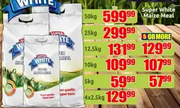Three Star Cash and Carry Super White Maize Meal offer