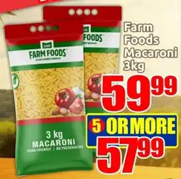 Three Star Cash and Carry Farm Foods Macaroni offer