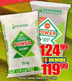 Three Star Cash and Carry Power Samp/ Maize Rice offer