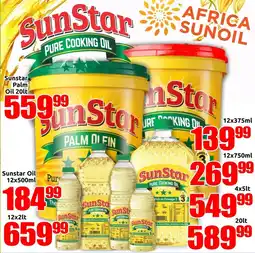 Three Star Cash and Carry Sunstar Palm Oil offer