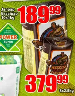 Three Star Cash and Carry Janpap Braaipap offer