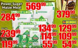 Three Star Cash and Carry Power Super Maize Meal offer