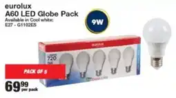 Mica Eurolux A60 LED Globe Pack offer