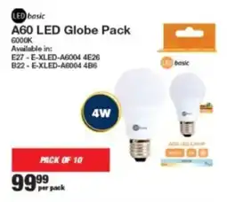 Mica A60 LED Globe Pack offer