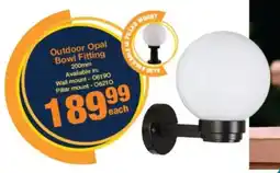 Mica Outdoor Opal Bowl Fitting offer