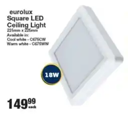 Mica Eurolux Square LED Ceiling Light offer