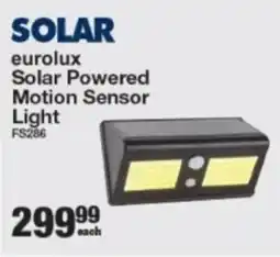 Mica Eurolux Solar Powered Motion Sensor Light offer