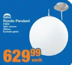 Mica Radiant Rondo Pendant offer