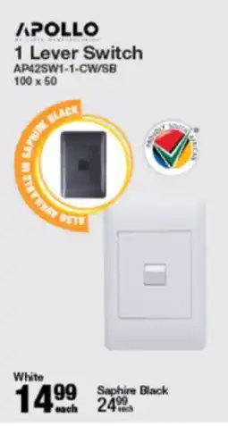 Mica APOLLO 1 Lever Switch offer