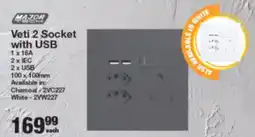 Mica MAJOR TECH Veti 2 Socket with USB offer