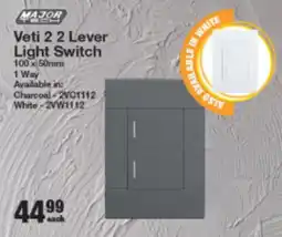 Mica MAJOR TECH Veti 2 2 Lever Light Switch offer