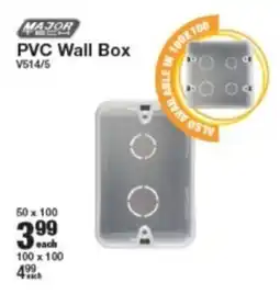Mica MAJOR TECH PVC Wall Box offer