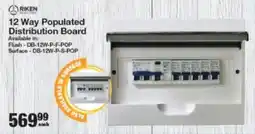 Mica 12 Way Populated Distribution Board offer