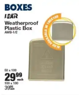 Mica LEAR Weatherproof Plastic Box offer