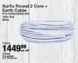 Mica Surfix Round 2 Core + Earth Cable offer