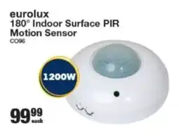 Mica Eurolux 180° Indoor Surface PIR Motion Sensor offer