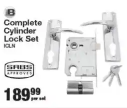 B Complete Cylinder Lock Set