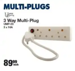 Mica 3 Way Multi-Plug offer