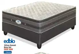 OK Furniture Edblo 152cm Komati Base Set offer