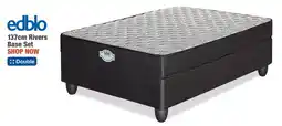 OK Furniture Edblo 137cm Rivers Base Set offer